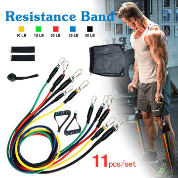 11pcs/Set Gym Resistance Band